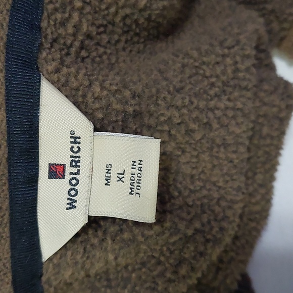 Woolrich men' XL pullover Polar Brown - Picture 7 of 8
